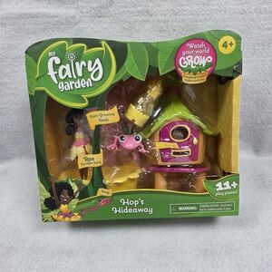 My Fairy Garden Hop's Hideaway Playset with 11 Pieces Grow Seeds Cute Fairy Doll